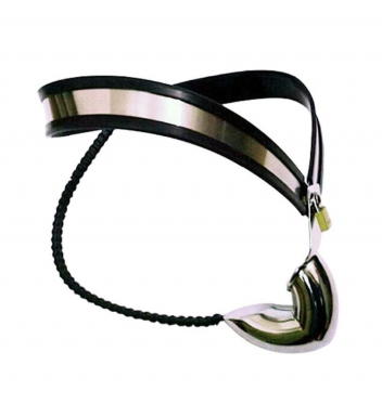 Adjustable T-type Stainless Steel Chastity Belt