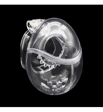 Egg Shaped Full Enclosure Plastic Chastity Cage