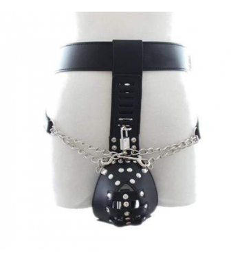 Leder Herren Keuschheitsgürtel Bondage Unterwäsche