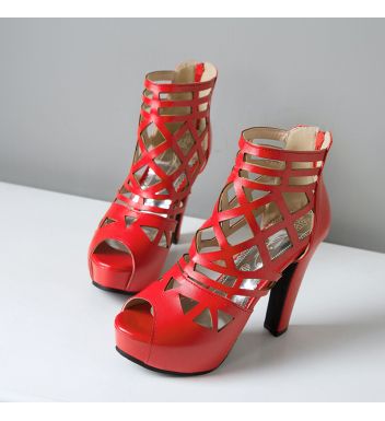 Sandalen Plateau Stappy Stiletto High Heel